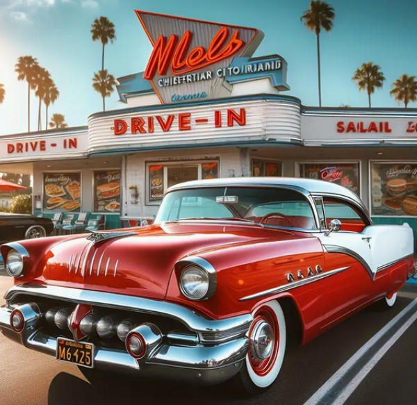 Diamond Painting Oldtimer aus den 1950er Jahren